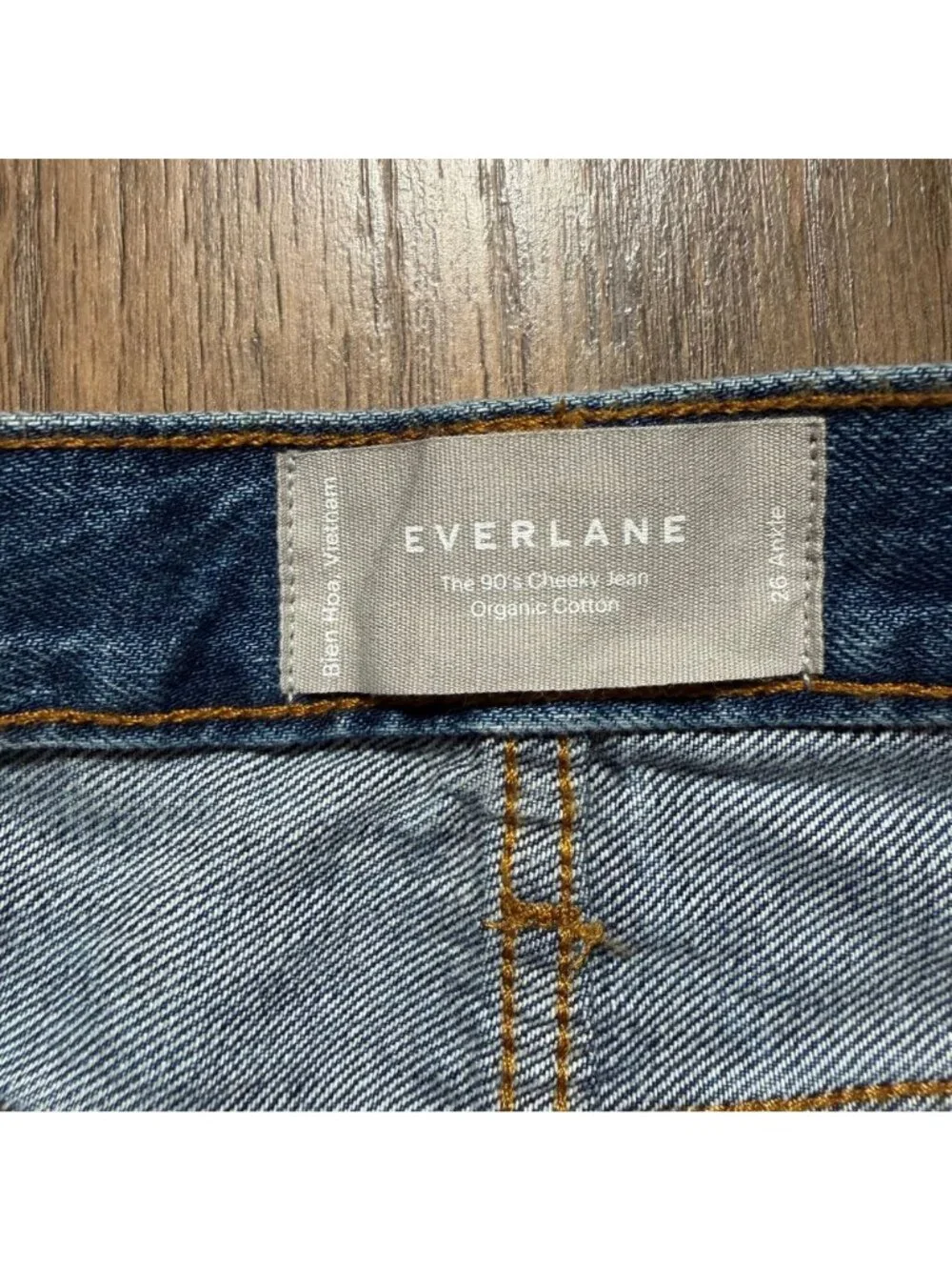 Everlane The 90's Cheeky Jean in Deep Atlantic Blue Size 26 Ankle NWT